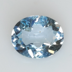 3.73ct Topazio Blu taglio ovale 11.1x9.0mm