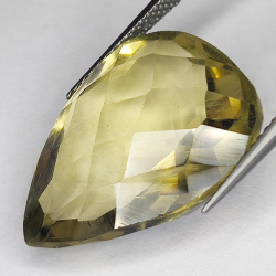 18.07ct Rauchquarz birnenschliff 21x15mm