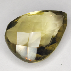 18.07ct Quartz Fumé coupe poire 21x15mm