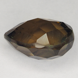 14.60ct Rauchquarz birnenschliff 17x13mm