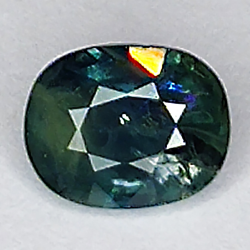 0.75ct Zaffiro Blu taglio ovale 5x4mm