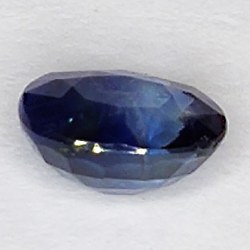 0.94ct Saphir Bleu coupe ovale 6x4mm