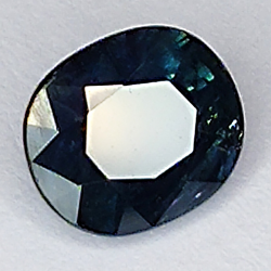 1.30ct Blauer Saphir ovalschliff 6x5mm