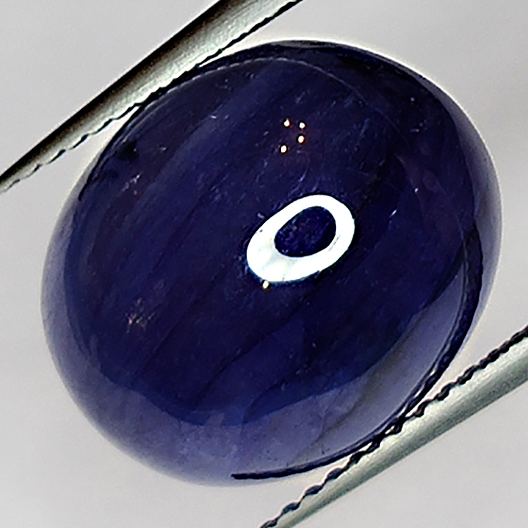 16.42ct Blue Sapphire cabochon oval 14x12mm