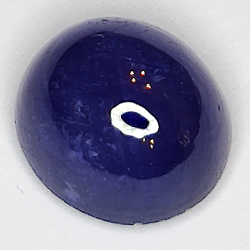 10.35ct Blauer Saphir cabochon oval 12x11mm