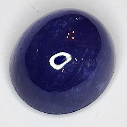 10.35ct Blauer Saphir cabochon oval 12x11mm