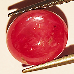 1.97ct Ruby Star cabochon oval 7.6x6.7mm