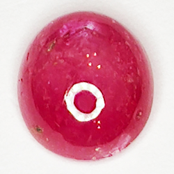 1.97ct Rubis Étoilé cabochon ovale 7.6x6.7mm