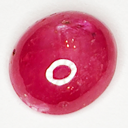 1.97ct Rubin Stern cabochon oval 7.6x6.7mm