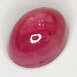 2.97ct Rubí Estrella cabujón oval 7.9x6.1mm