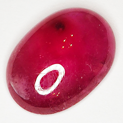 12.04ct Rubin cabochon oval 17.0x12.2mm