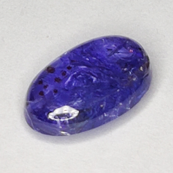 3.65ct Tanzanite cabochon ovale 12.1x7.7mm