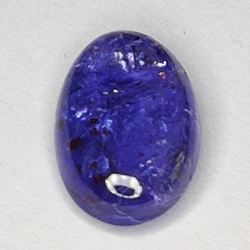 3.65ct Tansanit cabochon oval 12.1x7.7mm