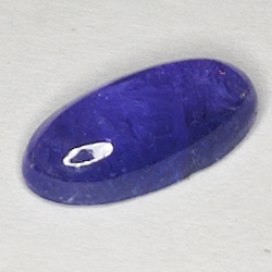 2.85ct Tansanit cabochon oval 12.5x6.1mm