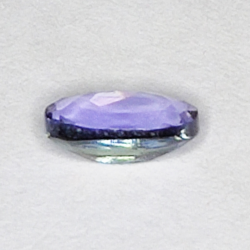 0.81ct Tanzanite coupe ovale 6.8x4.9mm