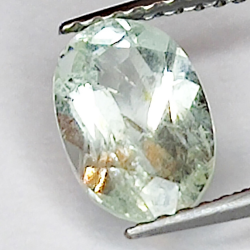 1.34ct Green Aquamarine oval cut 8.8x5.9mm