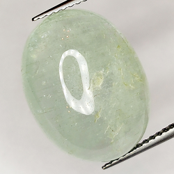 13.18ct Green Aquamarine oval cabochon 17.6x13.4mm