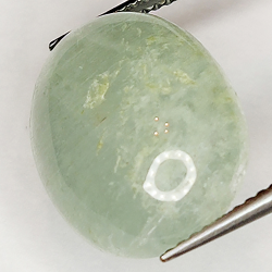 13.18ct Acquamarina Verde cabochon ovale 17.6x13.4mm