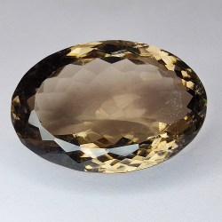 52.19ct Smoky Quartz oval cut 29x20mm