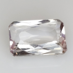 6.53ct Kunzite coupe émeraude 13x9mm