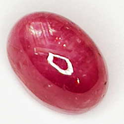 2.64ct Rubin Stern cabochon oval 7.6x5.2mm