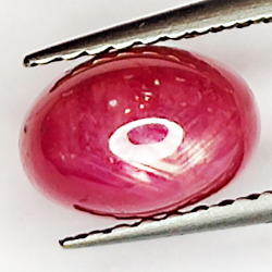 2.64ct Rubin Stern cabochon oval 7.6x5.2mm