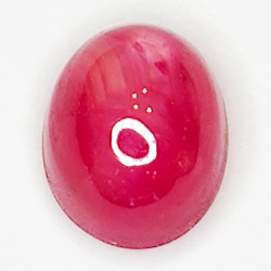 2.35ct Rubin Stern cabochon oval 7.3x6.0mm