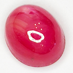 2.35ct Rubin Stern cabochon oval 7.3x6.0mm