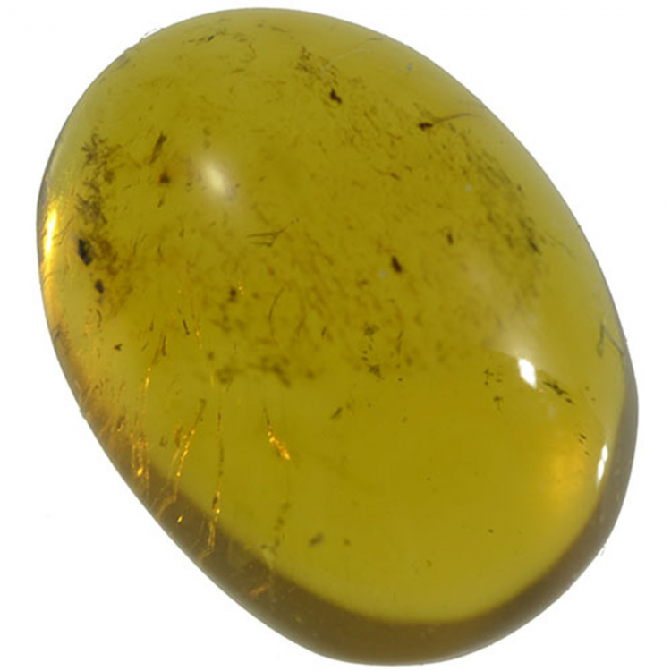 5.75ct Amber cabochon oval 18x12mm