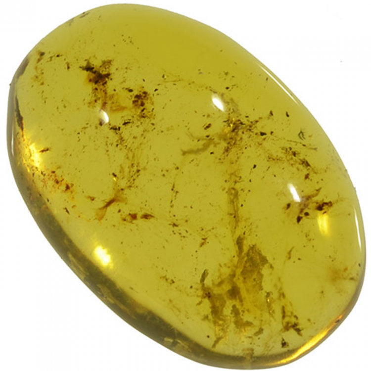 4.74ct Amber cabochon oval 18x12mm