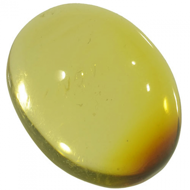 3.48ct Amber cabochon oval 15x12mm