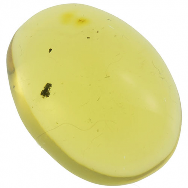 4.19ct Amber cabochon oval 16x14mm