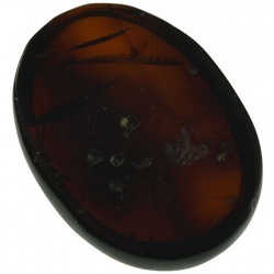 5.02ct Amber cabochon oval 19x14mm