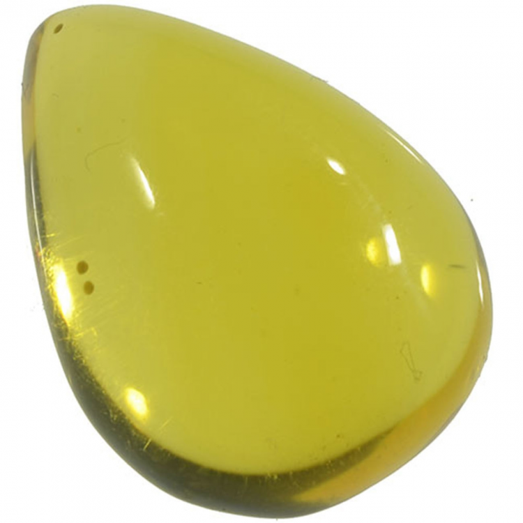 3.82ct Amber cabochon oval 16x12mm