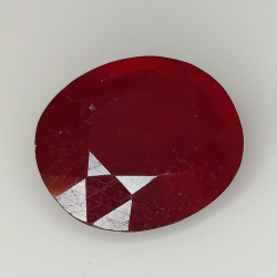 Rubí talla oval 10.44ct