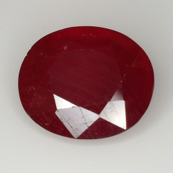 Rubino taglio smeraldo 10.44ct