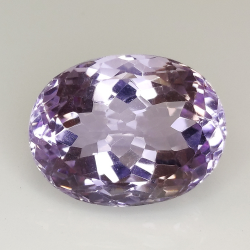 17.73ct Amethyst oval cut 18.42x14.23mm