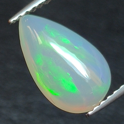 Pear-cut Ethiopian opal 1.11ct