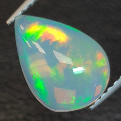 Ethiopian pear-cut opal 1.78ct