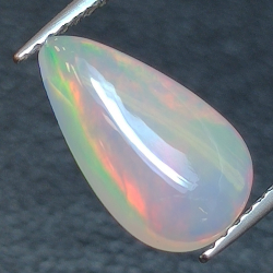 Ethiopian pear-cut opal 1.25ct