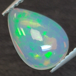 Ethiopian pear-cut opal 1.25ct