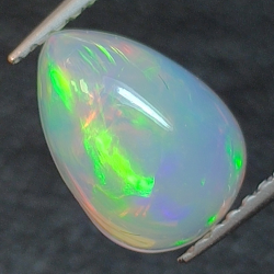 Ethiopian pear-cut opal 1.49ct