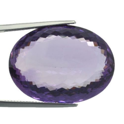 60.86ct Amethyst Oval Cut 30.00x22.00mm