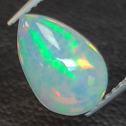 Ethiopian pear-cut opal 1.27ct