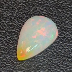 Ethiopian pear-cut opal 1.07ct