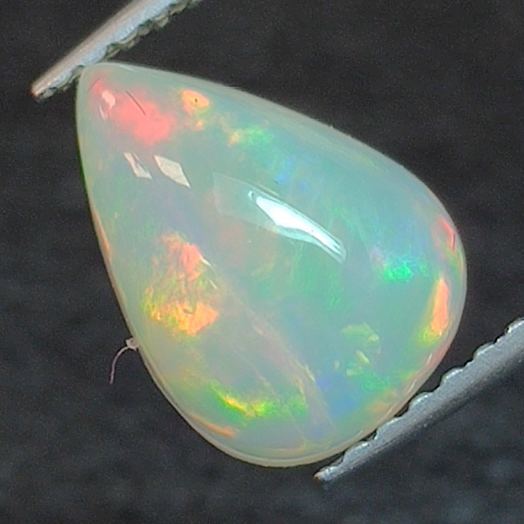 Pear-cut Ethiopian opal 1.20ct