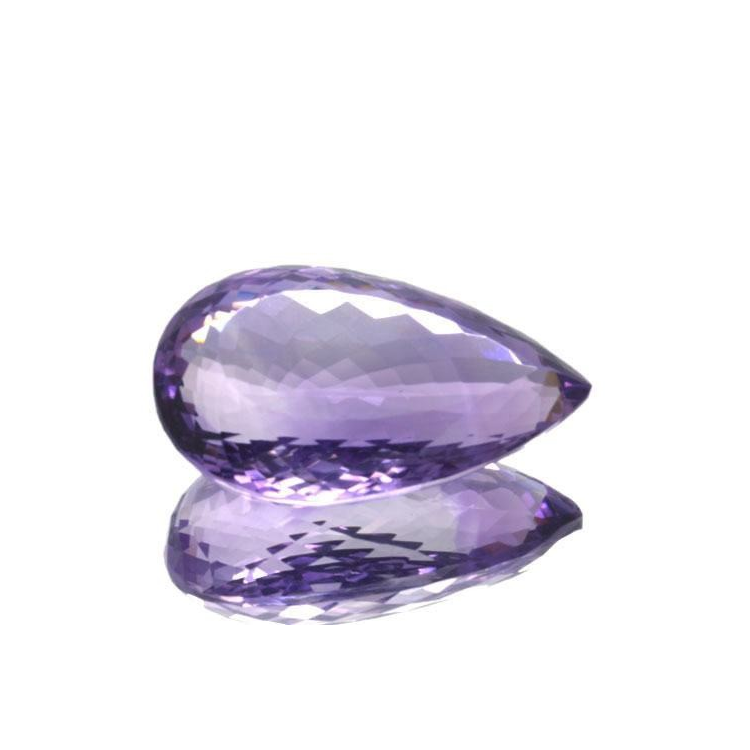 43,34 ct Amethyst im Birnenschliff 30,8x18,6 mm