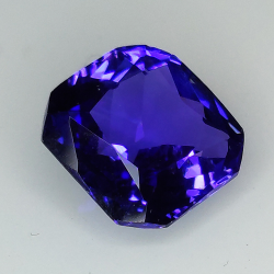 Tansanit im Rechteckschliff 3,77ct