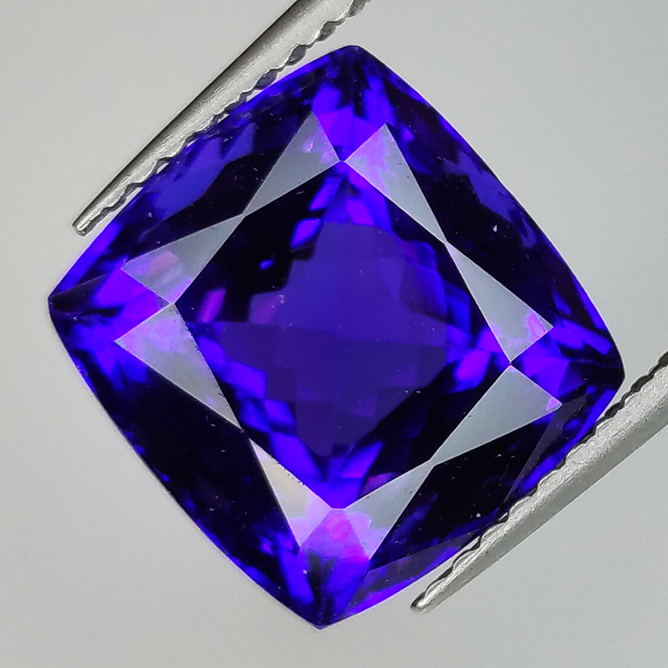 Tanzanite rectangular cushion cut 6.93ct