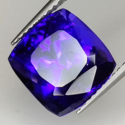 Tanzanite rettangolare taglio cuscino 6.99ct